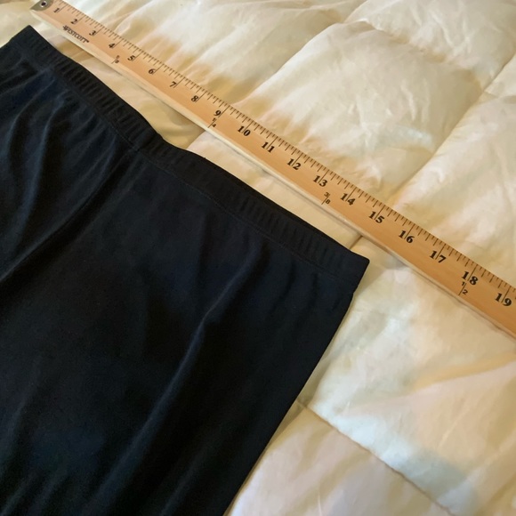Chicos Private Edition Stretchy High Waisted Travel Pants Black Elastic Waist L - Picture 8 of 9